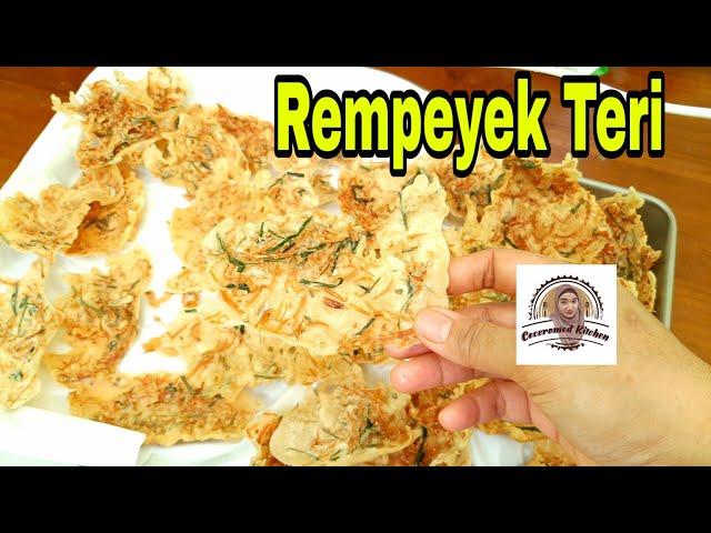 Rempeyek Teri Daun Jeruk, Renyah dan Gurih