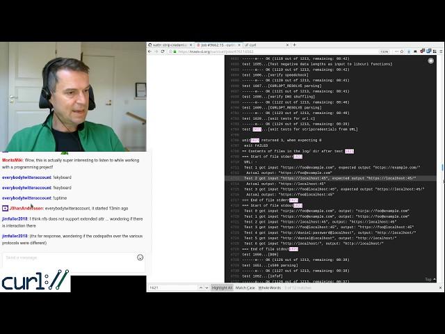 curl development with Daniel #6