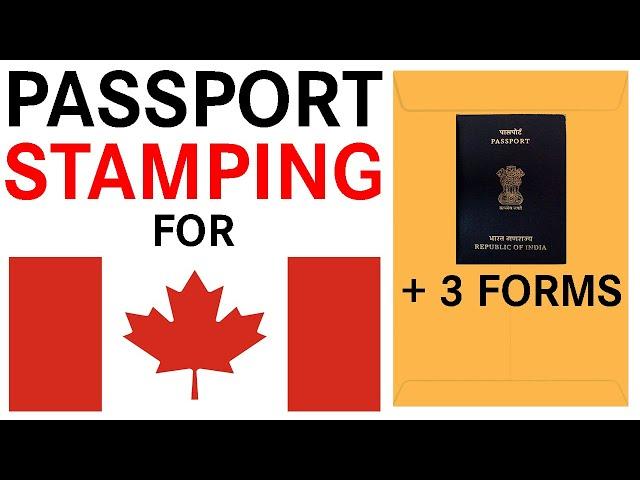 How To SEND PASSPORT For Stamping?  (Canada VISA Stamping Process)