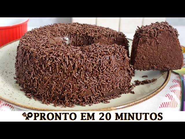 BRIGADEIRÃO CLÁSSICO PRONTO EM 20 MINUTOS - RECEITAS QUE AMO