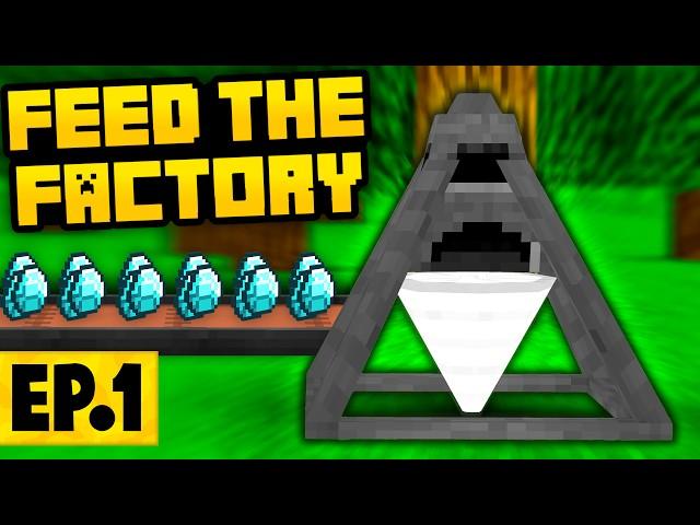 Minecraft Feed The Factory | A FACTORY AUTOMATION MODPACK! #1 [Modded Questing Factory]