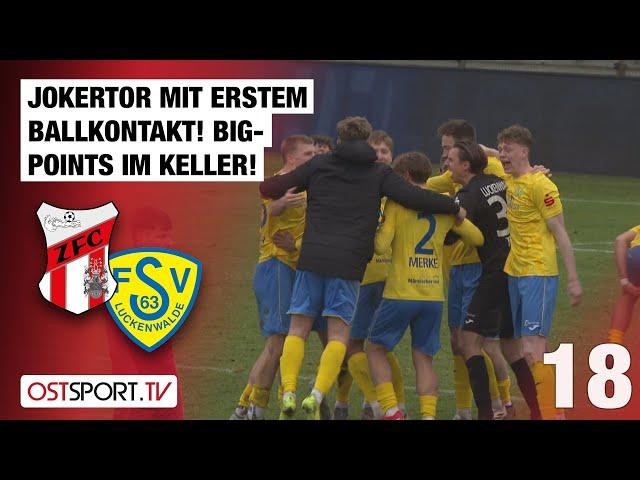 Tor mit erstem Ballkontakt! Big-Points im Keller: Meuselwitz - Luckenwalde | Regionalliga Nordost