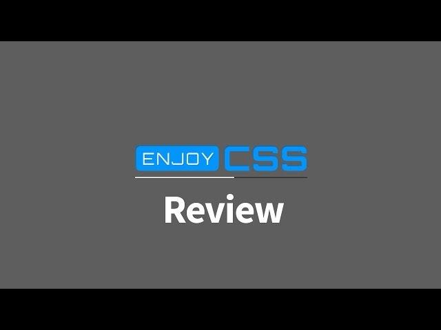 Quick Review - EnjoyCSS Web-Based CSS Editor