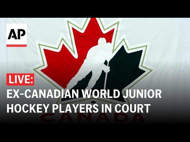 LIVE: NHL players from Canada's 2018 world junior hockey team face sexual assault charges