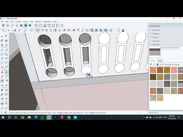 First Floor Plan with Stairs and Rooms | SketchUp House Design Tutorial