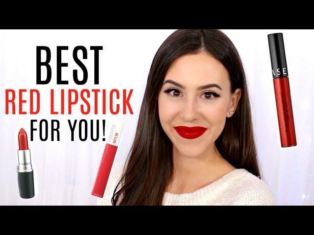 FIND THE BEST RED LIPSTICK || Favorite Drugstore/High End Red Lips