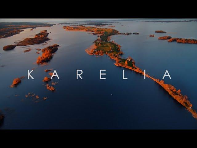 Beautiful autumn Karelia - Kizhi, Viborg aerial Russia / Карелия - Кижи, Выборг, Валаам с высоты