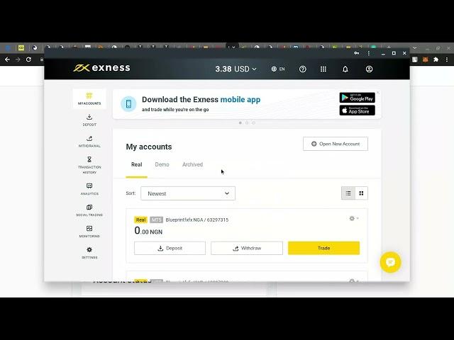 HOW TO CHANGE TRADING CURRENCY AND DEPOSIT IN EXNESS