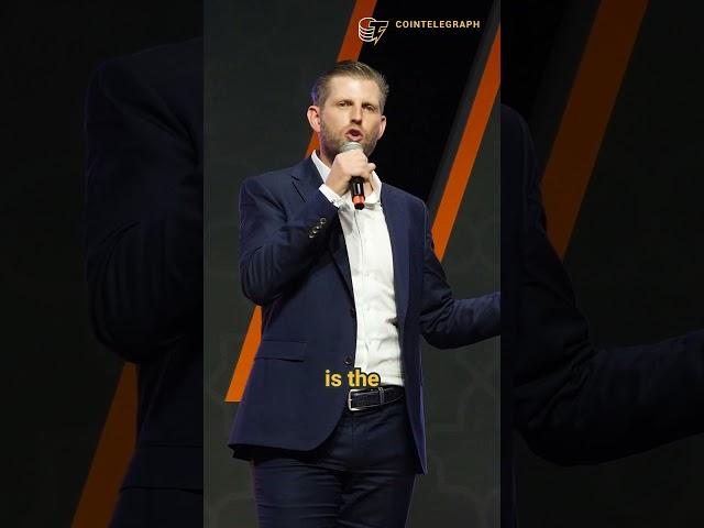 Eric Trump: Bitcoin to $1 Million?!  #shorts #Trump