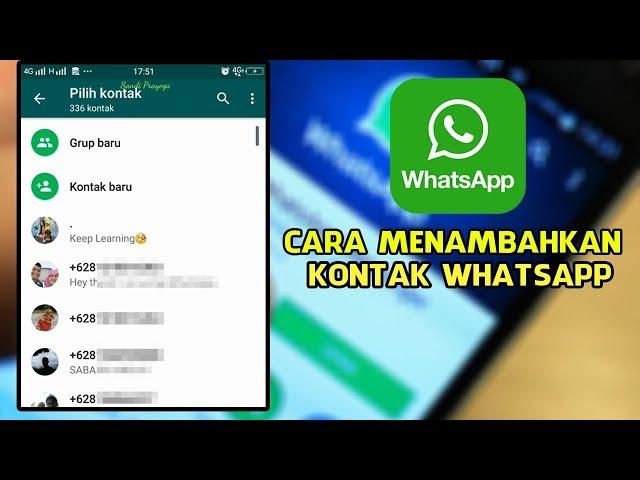 HOW TO ADD WHATSAPP CONTACT NUMBER ON ANDROID HP