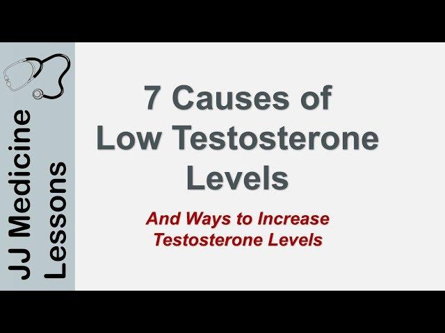 Low Testosterone (Hypogonadism): 7 Causes (Dietary, etc.) and Ways to Increase Testosterone Levels