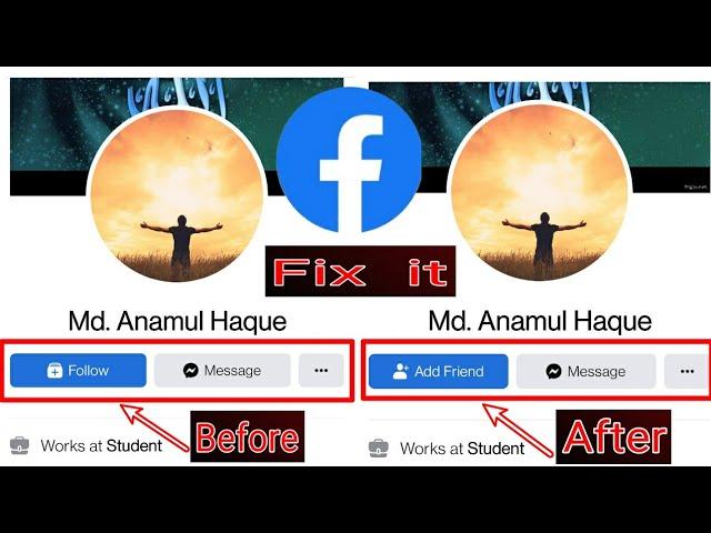 how to remove follow button on facebook