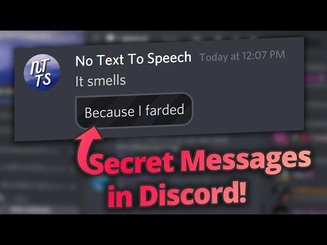 [OUTDATED] How to Send SECRET Messages in Discord!