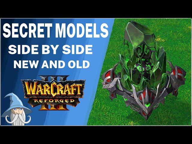 Secret Models Comparison (Reforged vs Classic) | Warcraft 3 Reforged Beta