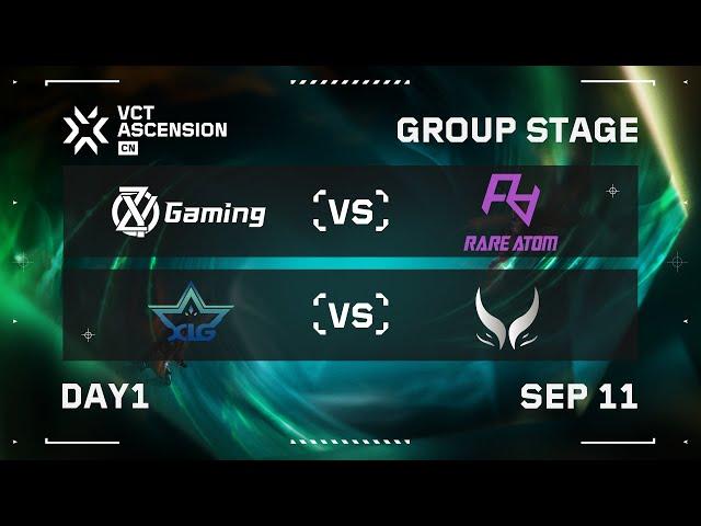 ZYG vs RA - XLG vs XG - Group Stage - Day 1 - VCT Ascension CN