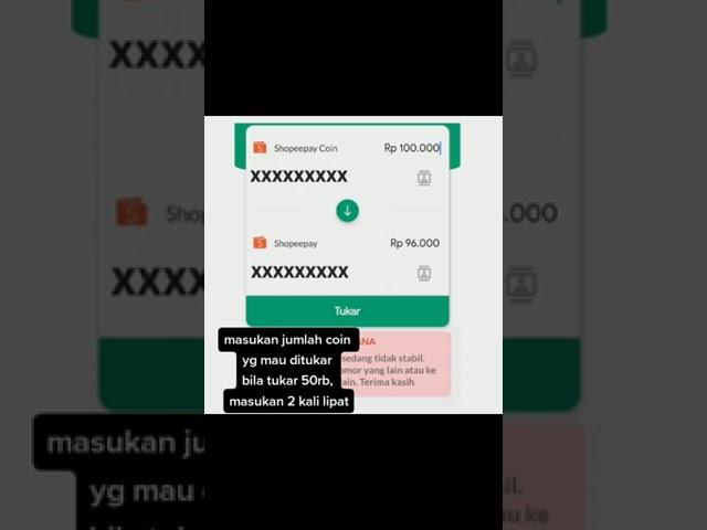 Cara Mengubah Koin Shopee Menjadi Shopeepay