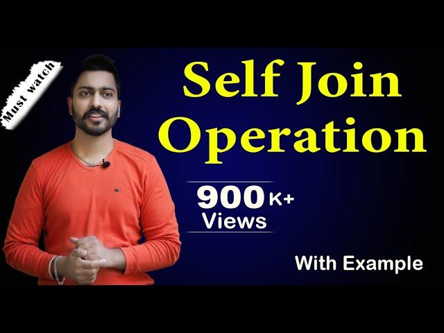 Lec-40: Self Join operation with Example | Database Management System