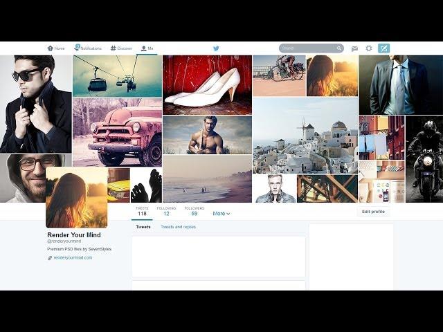 How to create a photo montage your the new Twitter header image!