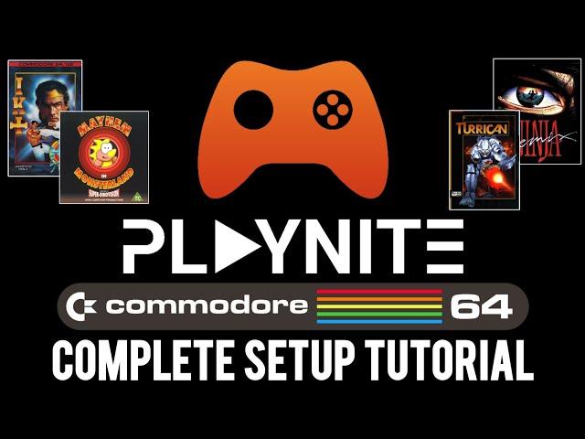 Playnite Frontend: Commodore 64 Retroarch Setup Guide #playnite #emulator #frontend