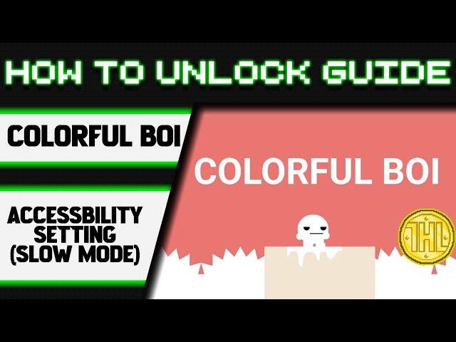 Colorful Boi 100% Accessibility Settings Guide