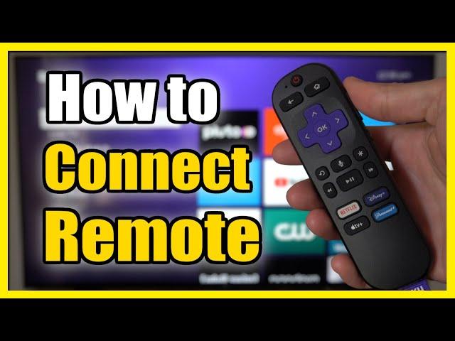 How to Connect your ROKU Remote to TV (Pair & Sync)