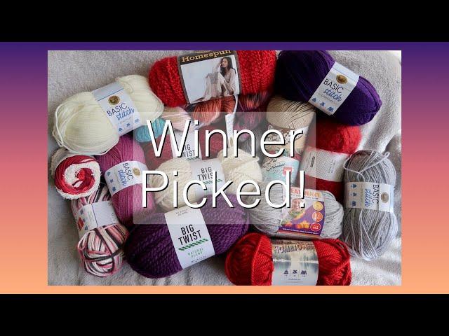 Winner Picked!  Mini Jo Ann Yarn Haul Yarn Giveaway!  Dazola Designs Crochet