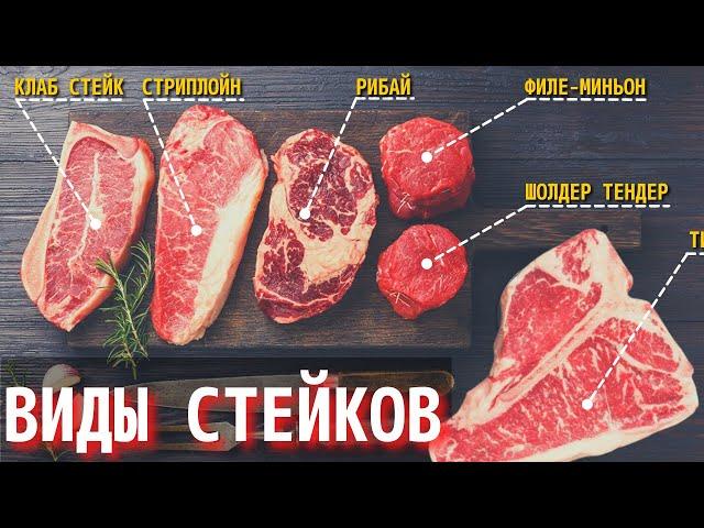 Какие Бывают Стейки из Говядины | Виды Стейков