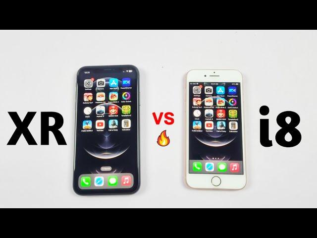 iPhone 8 Vs iPhone Xr in 2023 - Speed Test!! iOS 16.6.1