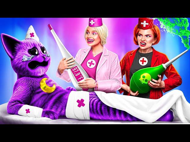 Catnap Hastanede! İYİ Doktor vs KÖTÜ Doktor! Poppy Playtime Hastanesi!