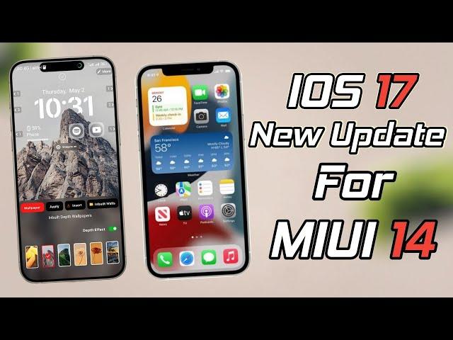 Customize Your MIUI Interface to Look Like iOS 17 | MIUI Theme Conversion to iOS 17 |#techkrishnatax