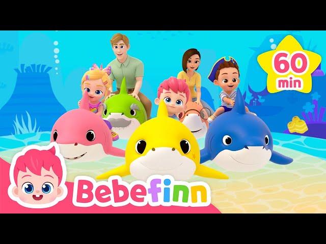  Baby Shark doo doo doo | 1 hour with Bebefinn! | +Compilation | Nursery Rhymes & Kids Songs