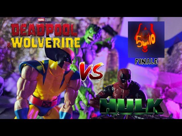 DEADPOOL & WOLVERINE vs HULK / Epic Stop-Motion Fight Finale / Multiverse conclusion