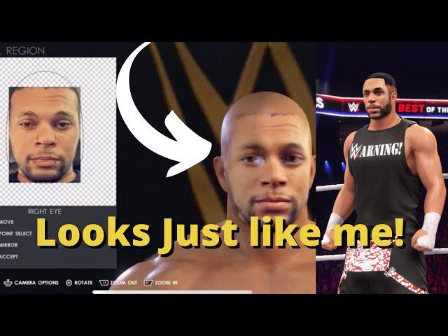 How to Face Scan On WWE 2k22!