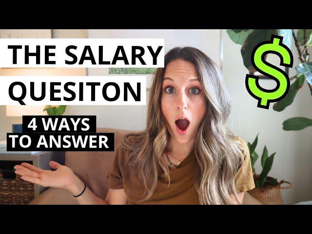 How To Talk About Money In The Job Interview | How To Answer What Are Your Salary Expectations