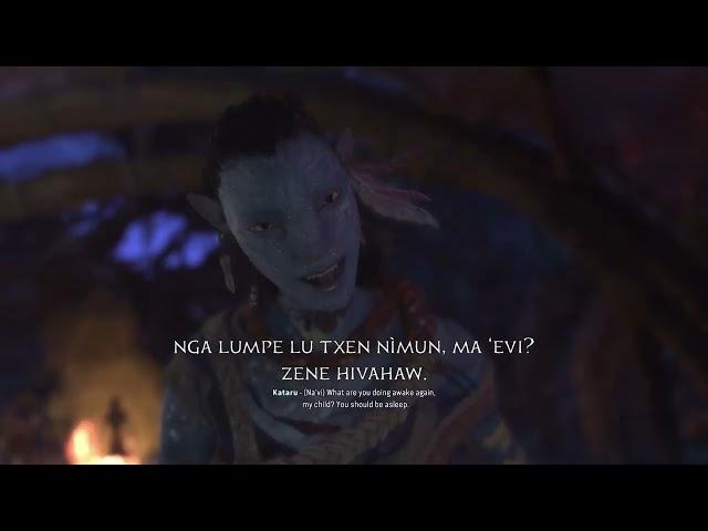 Avatar: Frontiers Of Pandora - Kataru speaks Na'vi - Sarentu Moot - Mother Flashback - Subtitles