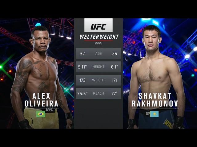 Shavkat Rakhmonov vs Alex Oliveira | FULL FIGHT