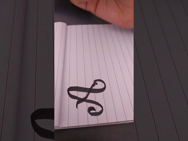 "A" "a" Lettering calligraphy #alphabet #trending #yt