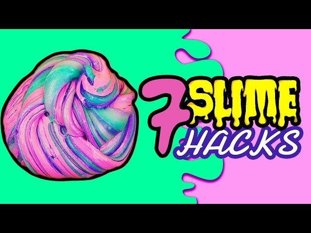 7 MEGA DIY SLIME Hacks | BESTE Schleim Rezepte | Einhorn Slime, Fluffy Slime, Slime OHNE Kleber |DIY