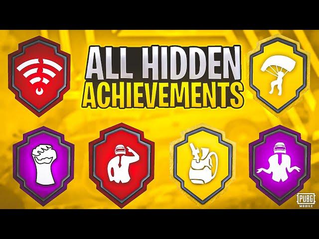All Hidden Achievements | UnRanked Mode |PUBGM