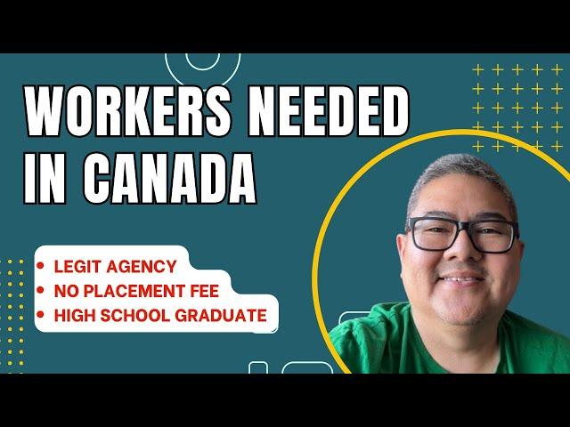 JOBS IN CANADA I LEGIT AGENCY I NO PLACEMENT FEE I BUHAY SA CANADA