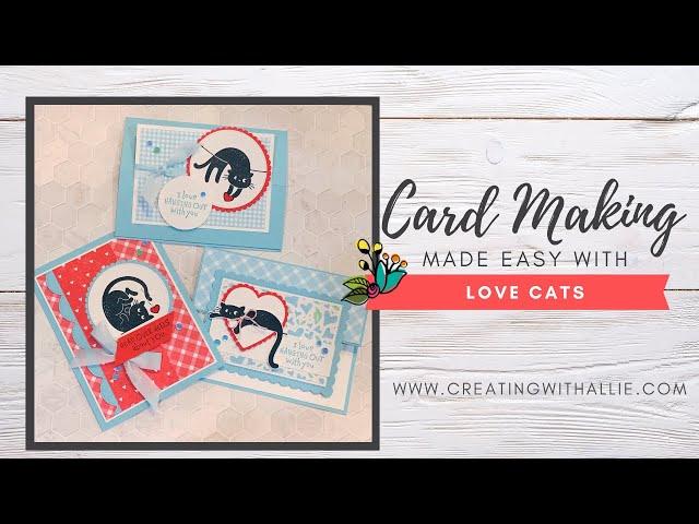 FREE Card Class featuring Love Cats stamp set from Stampin' Up!