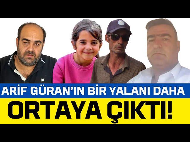 ARİF GÜRAN'IN BİR YALANI DAHA ORTAYA ÇIKTI! MUTLU KAYA "BAŞARDIM" DİYE HAYKIRDI!