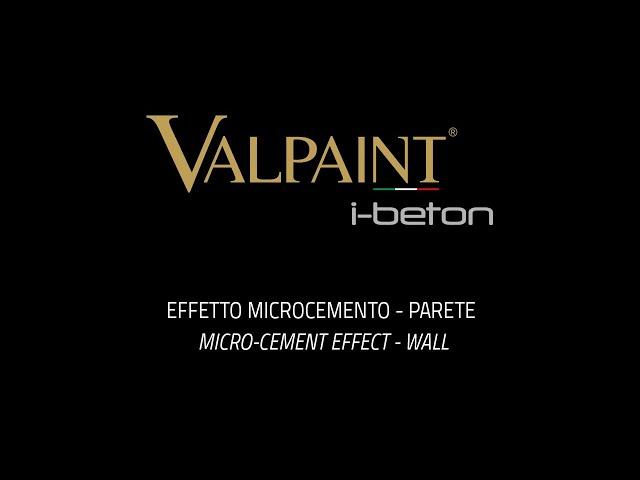 VALPAINT I-BETON WALL Effetto Microcemento - Official Video