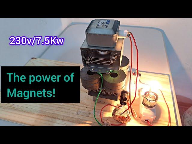 The Power of Magnetic Field! - Free Energy Generator.