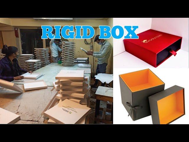 HOW TO MAKE RIGID BOX FOR PACKAGING.