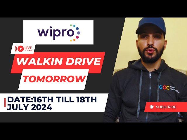 Wipro Mega Walkin Drive 2024 | Wipro Off Campus Placement 2024 | Wipro Recruitment 2024 | Wipro Jobs