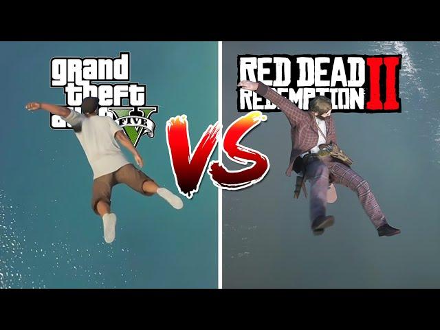 GTA 5 vs. RDR 2 Physics Comparison