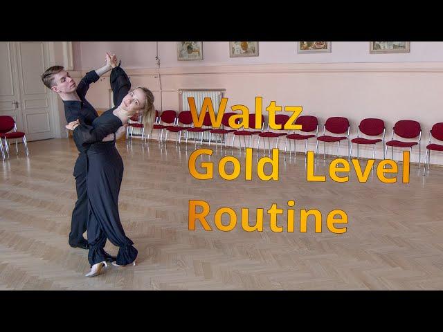 Waltz Gold Level Choreography | Left Whisk, Open Impetus