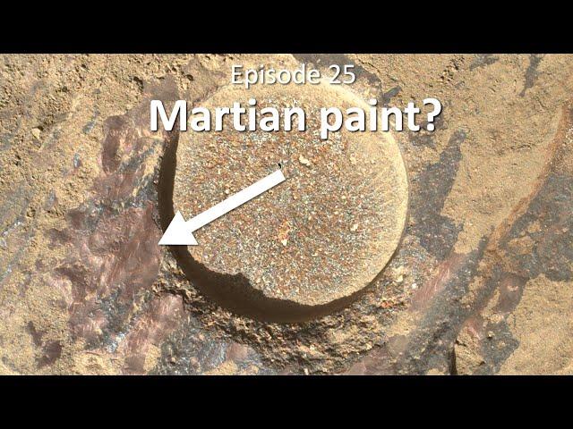 What is the mysterious coating on Mars rocks?