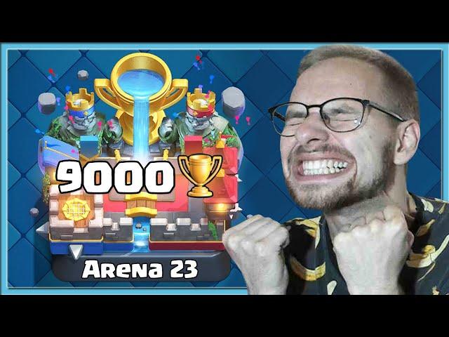  END OF CLASH ROYALE! BEST 9000 TROPHIES PUSH